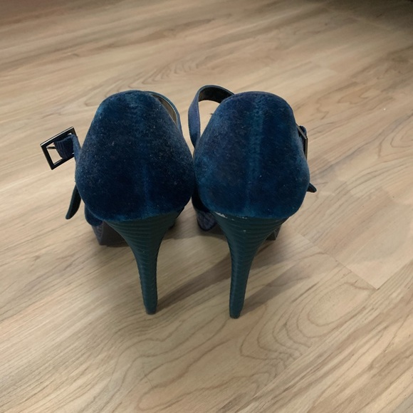Rachel Roy blue heels - Picture 3 of 4